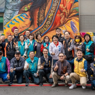 鳳山開漳聖王廟牆面彩繪